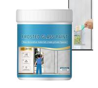 Peinture pour verre dépoli pour fenêtre, revêtement imperméable à base d'eau, 500 g, pour salle de bain, travaux manuels, porte coulissante, couvre 25 m² avec deux couches