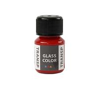 peinture pour verre et porcelaine Glass Color 30 ml rouge