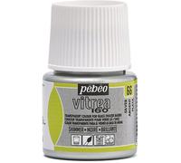 Pébéo – Peinture sur verre transparente Vitrea 160 – Cuisson 160°C – Argent – 45 ml