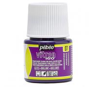 PEBEO - Peinture sur Verre Transparante Vitrea 160°C - Violet Amarante - 45 ML