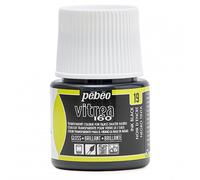Peinture pour verre Pebeo Vitrea 160, 45 ml, 19 Noir Encre Brillant