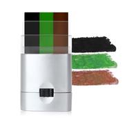 Peinture pour visage camouflage - 3 couleurs - Longue durée - Camouflage - Pour la chasse, les activités de paintball et les décorations d'Halloween - Kit de maquillage pour fête et déguisement