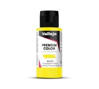 Peinture Premium Vallejo 60 ml - Choix de couleurs jaune fluo