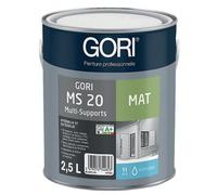 Peinture primaire et impression multi-supports acrylique GORI MS20 blanc - 2.5L Gori