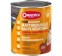 OWATROL - RUSTOL CIP - Primaire Antirouille Haute Résistance - Brun-Rouge - 0.75L