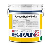 Peinture professionnelle hydro pliolite, protection et décoration façades extérieures, HYDRO FACADE - ECRAN 77 15 litres Blanc