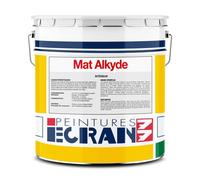 Peinture professionnelle mat, mur et plafond, intérieur, peinture opacifiante, sans odeur Mat Alkyde ECRAN 77 1 litre