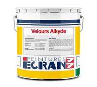 Peinture professionnelle velours, mur et plafond, intérieur, peinture opacifiante, sans odeur, Velours Alkyde ECRAN 77
