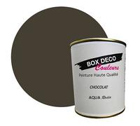 Peinture radiateur à base de laque acrylique aspect velours-satin Aqua Radia - 750 ml / 7.5m², Marron Chocolat