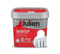 Julien Peinture Radiateur Acrylique, Fer, Cuivre, Alu, zinc - Direct sans sous-couche, Mat, Blanc Mat, 2 L