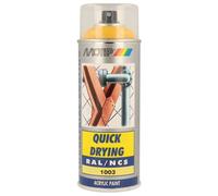 PEINTURE RAL ACRYL RAL1003 BRILLANT AEROSOL 400ML MOTIP