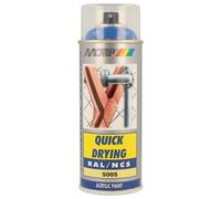 PEINTURE RAL ACRYL RAL5005 BRILLANT AEROSOL 400ML MOTIP