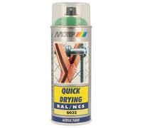 PEINTURE RAL ACRYL RAL6032 BRILLANT AEROSOL 400ML MOTIP