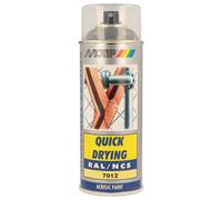 PEINTURE RAL ACRYL RAL7012 BRILLANT AEROSOL 400ML MOTIP
