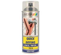 PEINTURE RAL ACRYL RAL7016 BRILLANT AEROSOL 400ML MOTIP