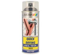 PEINTURE RAL ACRYL RAL9005 BRILLANT AEROSOL 400ML MOTIP