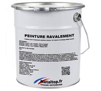 Peinture Ravalement - Pot 15 L - Metaltop - 9018 - Blanc papyrus