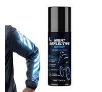 Peinture réfléchissante 100 ml fluorescente, visible dans la nuit | Peinture aérosol phosphorescente pour la course, l'extérieur, le cyclisme, le camping, la randonnée, la marche, les allées