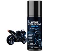 Peinture Réfléchissante Liquide fluorescent transparent à séchage rapide et | Spray Haute Visibilité Vélo 100ml Pour Vélo, Moto, Casque, Vêtements, Poussette Et