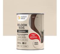 Peinture Relook bois MAISON DECO, beige sable satine, 1 l