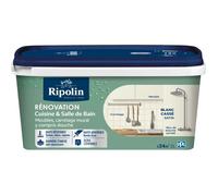 Peinture rénovation cuisine et salle de bain - Blanc cassé - Satiné - Ripolin - 2L