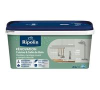 Peinture rénovation cuisine et salle de bain - Gris lome - Satiné - Ripolin - 2L