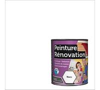 Peinture rénovation surface difficile, Direct sans sous-couche, carrelage, meubles de cuisine, radiateurs, électroménager, de MadeInNature (0.5 litre pour 3 m² en 2 couches, Blanc) fabriqué par Reca