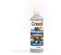Peinture repositionnable pour vitres Creall Glass 80 ml - argent Argenté G