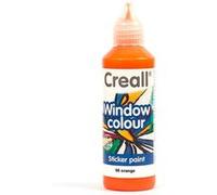 Peinture repositionnable pour vitres Creall Glass 80 ml - orange Orange G