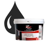 Peinture Résine 0.5L - Multisupport RAL 9004 - Noir de sécurité - Faïence, Carrelage, Douche, Baignoire - Kit d'application