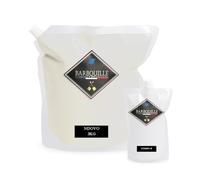 Peinture Résine Blanc Ivoire Ndovu - Résine Epoxy Bi-Composants - Effet Brillant - Peinture Mur, Plafond, Boiserie, Carrelage & Métal - Lessivable - COV A+ - Fabriquée En France - 2,5 L - BARBOUILLE