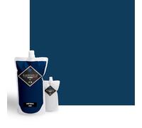 Peinture Résine Bleu Abyssal - Résine Epoxy Bi-Composants - Effet Brillant - Peinture Mur, Plafond, Boiserie, Carrelage & Métal - Lessivable - COV A+ - Fabriquée En France - 750 ml - BARBOUILLE