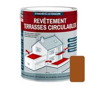 Peinture, résine d'étanchéité imperméabilisation terrasse circulable, balcon, sols extérieurs, béton, plusieurs coloris PROCOM 2.5 litres