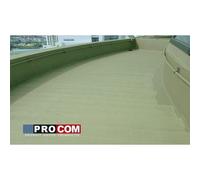 Peinture, résine d'étanchéité imperméabilisation terrasse circulable, balcon, sols extérieurs, béton, plusieurs coloris PROCOM 2.5 litres Vert clair (RAL 6021)