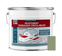Peinture, résine d'étanchéité imperméabilisation terrasse circulable, balcon, sols extérieurs, béton, plusieurs coloris PROCOM 10 litres