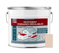 Peinture, résine d'étanchéité imperméabilisation terrasse circulable, balcon, sols extérieurs, béton, plusieurs coloris PROCOM 10 litres