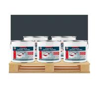 Peinture, résine d'étanchéité toiture, réparation tuiles, fissures, anti fuites, décore, protège 5 x 10L Gris Ardoise