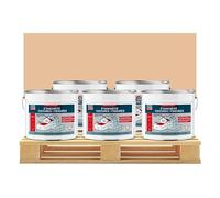 Peinture, résine d'étanchéité toiture, réparation tuiles, fissures, anti-fuites, décore, protège, plusieurs coloris PROCOM 5 x 10L Paille