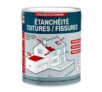 Peinture, résine d'étanchéité toiture, réparation tuiles, fissures, anti-fuites, décore, protège, plusieurs coloris PROCOM 0.75 litres
