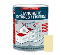 PRO COM Peinture, résine d'étanchéité toiture, réparation tuiles, fissures, anti-fuites, décore, protège, plusieurs coloris 2.5 litres