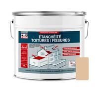 Peinture, résine d'étanchéité toiture, réparation tuiles, fissures, anti-fuites, décore, protège, plusieurs coloris PROCOM 10 litres