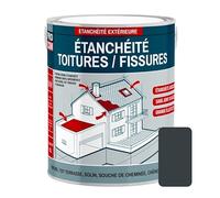 Peinture, résine d'étanchéité toiture, réparation tuiles, fissures, anti-fuites, décore, protège, plusieurs coloris PROCOM 0.75 litres