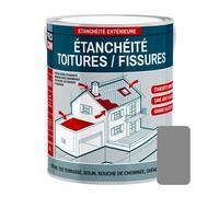 PRO COM Peinture, résine d'étanchéité toiture, réparation tuiles, fissures, anti-fuites, décore, protège, plusieurs coloris 2.5 litres