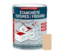 Peinture, résine d'étanchéité toiture, réparation tuiles, fissures, anti-fuites, décore, protège, plusieurs coloris PROCOM 2.5 litres