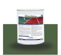 Peinture résine pour bitume enrobé Pot de 1 Kg Vert Tennis RAL 130 40 20