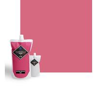 Peinture Résine Rose Ex Fan Des 60’s -Résine Epoxy Bi-Composants - Effet Brillant - Peinture Mur, Plafond, Boiserie, Carrelage & Métal - Lessivable - COV A+ - Fabriquée En France - 750 ml - BARBOUILLE