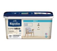 Peinture - RIPOLIN - Esprit Déco Multi-Supports - Blanc Cassé - Mat - 2,5L