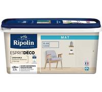 Peinture - RIPOLIN - Esprit Déco Multi-Supports - Blanc Cassé - Mat - 2,5L