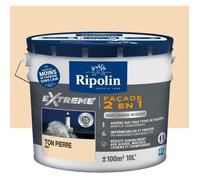 Peinture Ripolin EXTREME FACADE pierre mat 10L
