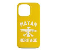 Peinture rupestre Patrimoine Maya Oiseau pétroglyphe Mexique Yucatan Coque pour iPhone 13 Pro